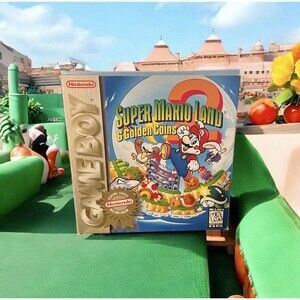 Super Mario Land 2: 6 Golden Coins (Nintendo GameBoy) Complete Fast S/H
